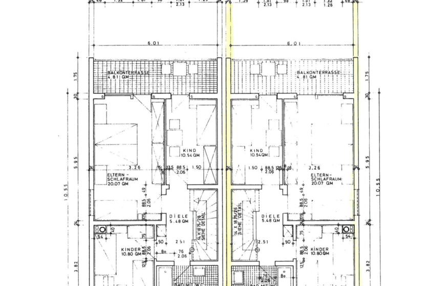 Grundriss Obergeschoss